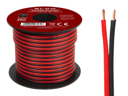 Zvočnikski kabel BLOW 2 x 1 mm2 25 m
