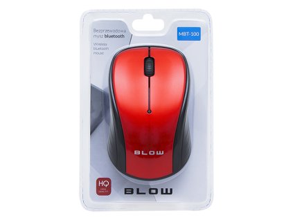 Bluetooth miška MBT-100 rdeča