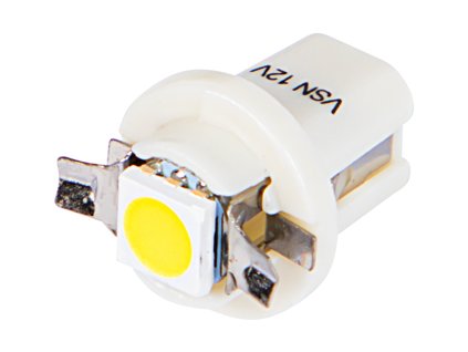 T5 BAX B8,5d 12V ravna bela