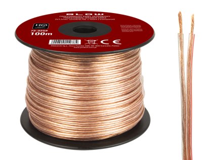 Zvočnični kabel 2x1,50 mm prozoren