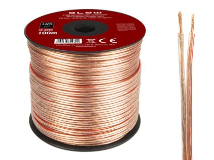 Zvočniški kabel 2x2,50 mm prozoren