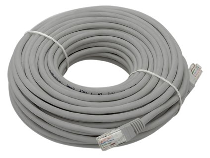 Internetni kabel 50m sivi