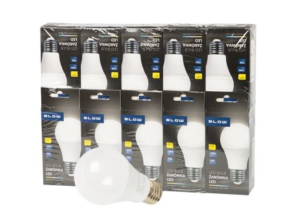 LED žarnica E27 10W A60 230V nevtralna, 10kos