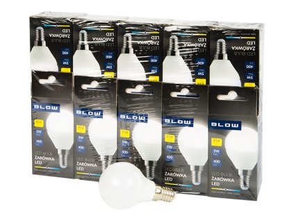 LED žarnica E14 G45 ECO 5W nevtr.,10kos