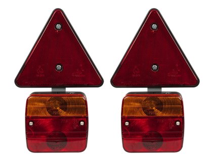Luči za prikolico + Trikotnik 23-218