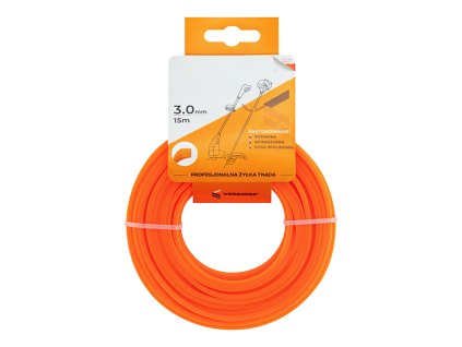Struna za kosilnico 3mm x 15m kvadratna 53-255-