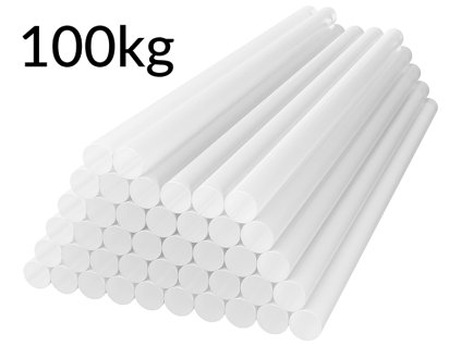 Palice za vroče lepljenje 11mm x 250mm prozorne 100kg 4200kos 14-262