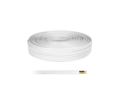 Telefónny kábel 4C biely 100 LXK511