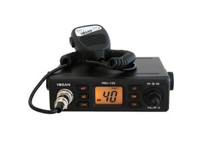 CB vysielačka YOSAN PRO-120 AM/FM RF-GAIN