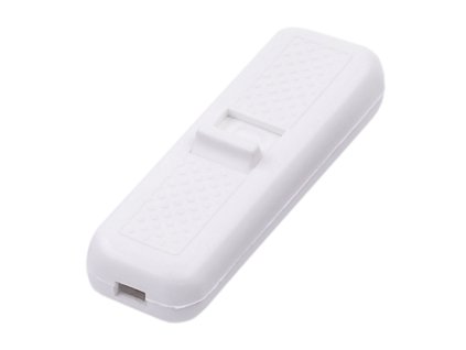 Medzišnúrový vypínač biely 2A/250V