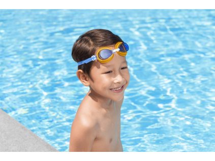 BESTWAY 21002 Okulary dzieciece plywania niebieskie 106207%281%29