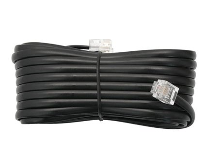 Telefónny kábel SP4-4/ 10mWT/WT čierny