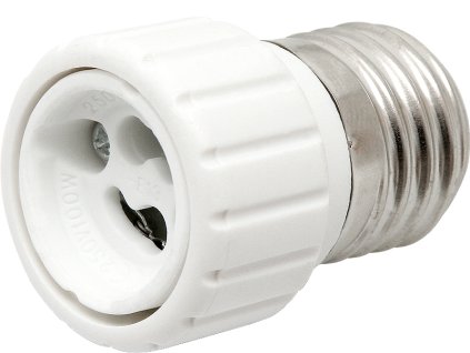 Adaptér na žiarovku E27/GU10