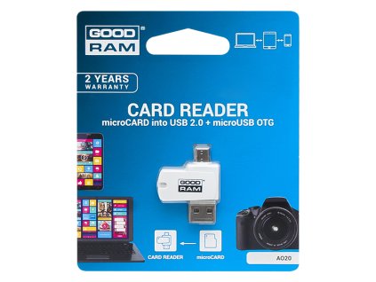 Čítačka kariet GOODRAM micro SD + microUSB