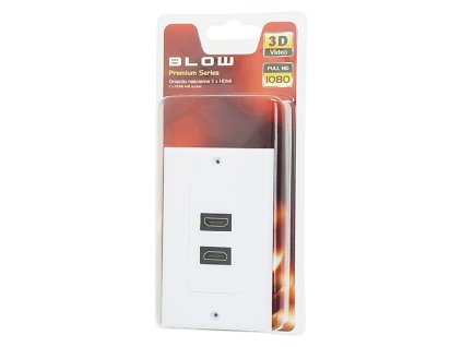 Zásuvka HDMI dvojitá BLOW