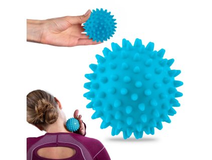 Masažna žogica 7,5 cm NS-957 modra