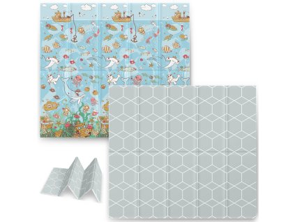 Pena podloga za otroke 200 x 180 x 1 cm NK-340 ocean