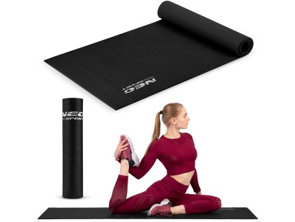 Vadba podloga 173 x 61 cm 192100 črna