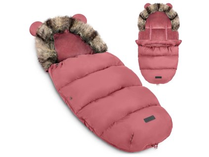 Roza zimska vreča za voziček