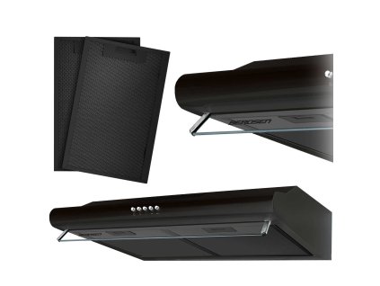 Podskrilni napo 50 cm BE-10-A črn