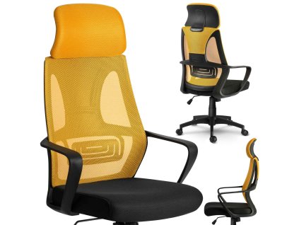 fotel biurowy z mikrosiatka p 16221