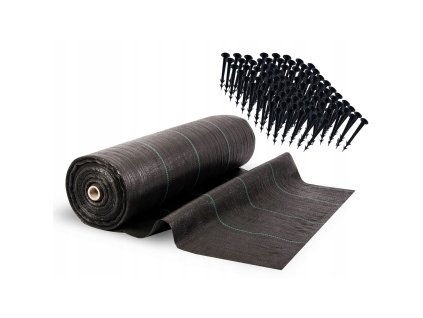 Agrotekstil 90g/m2 1,6m x 100m črna Plonos