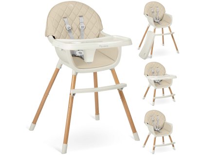 Jedilniški stol Nukido Lilo bež