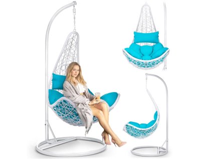 fotel ogrodowy wiszacy bujany 32305