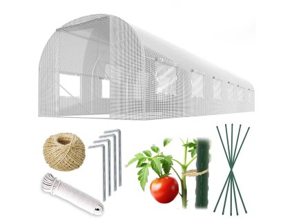 Vrtni tunel 3 x 6 m (18m2) bel Plonos