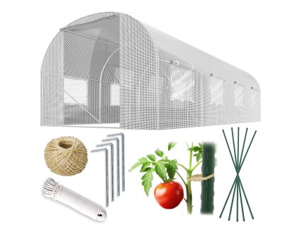 Vrtni tunel 3 x 4,5 m (13,5 m2) bel Plonos