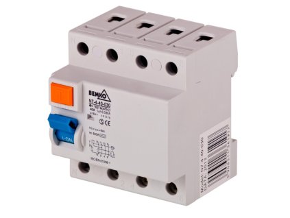 Tokovni zaščitni aparat 4P N7-4 40A/30mA N7-4-40-030