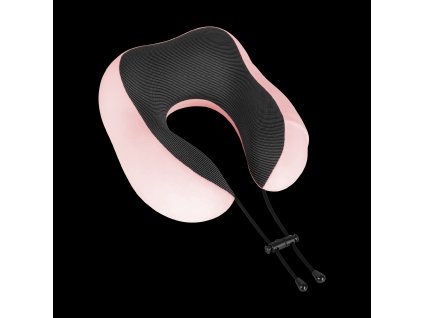 Potovalna blazina - potovalna iz spominske pene, REBEL ACTIVE, roza barva