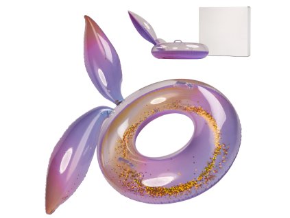 Kolo do plywania dmuchane syrena z brokatem galaxy XXL max 60kg 133725