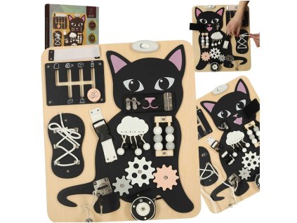 Tablica manipulacyjna sensoryczna Kotek LULILO KICIAO 169974