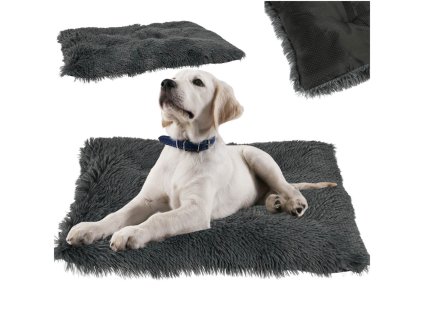 Podloga za pasjo košaro 65x50 cm črna