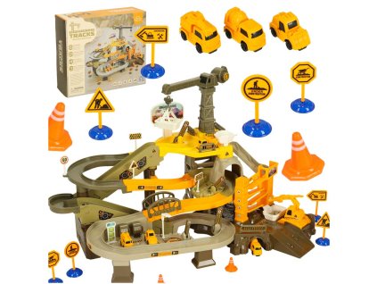 Tor samochodowy wielopoziomowy elektryczny parking budowlany auta dzwig 159777