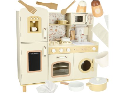 Kuchnia dla dzieci drewniana kran z woda dzwieki swiatla 90cm 173429