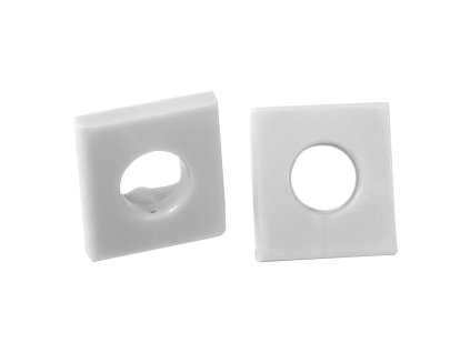 Sivo končno zapiralo za aluminijasti profil