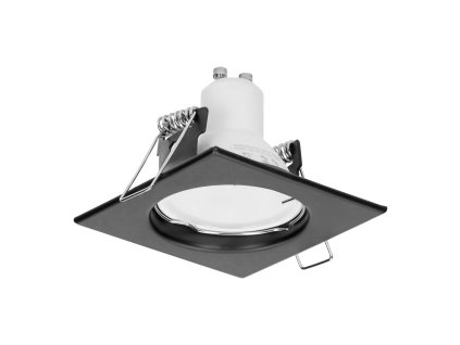 Črni kvadratni okvir za reflektor MR16/GU10