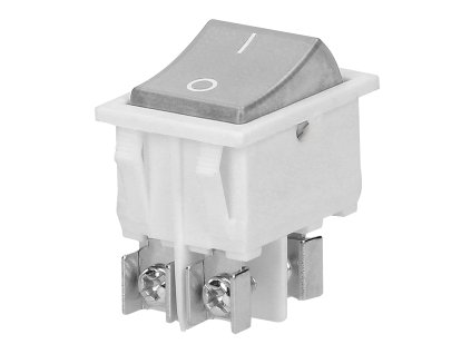 Rocker stikalo z osvetlitvijo, bela ohišje