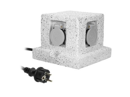 Vrtna vtičnična kolona 4x230V, 3m kabel