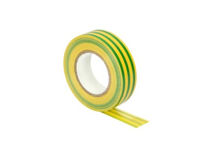 Nesamovnetljivi izolacijski trak 19mm, rumeno-zelene barve