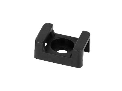 Nosilec kablov 16x11 mm črn 100 kosov