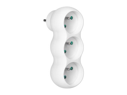 Bela razdelilna doza 3x2P+E s priključkom