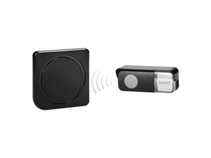 Črni brezžični zvonec ACL