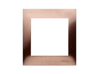 Enojni okvir Simon 54 premium rustikalna bakrena kovina