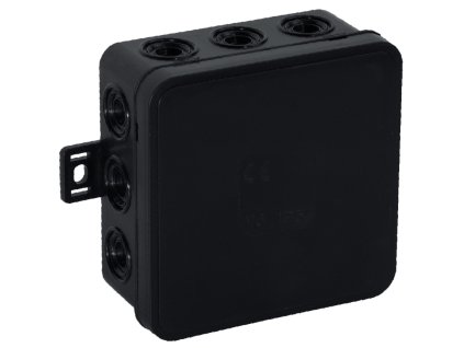 Črna razdelilna omarica IP54 12 vhodov