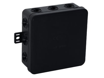 Razdelilna omarica IP54 črna 100x100x41mm