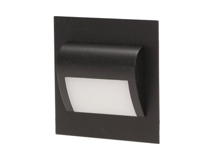 LED stopniščna svetilka, 3000K, črna