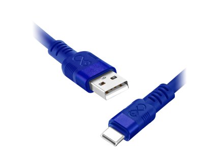 Pastelni USB-A na USB-C kabel 1m